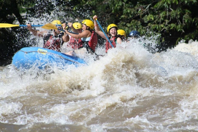 Pura adrenalina en el rio